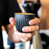 Huskee, Huskee Reusable 3oz Espresso Coffee Cups 4 Pack - Charcoal, Redber Coffee