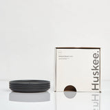 Huskee, Huskee Universal Saucers 4 Pack - Charcoal, Redber Coffee