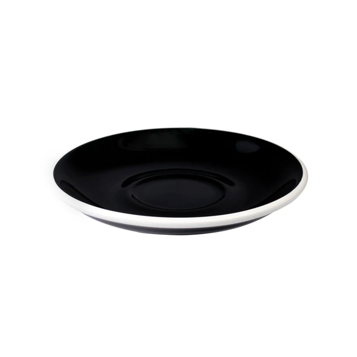 Loveramics Egg Latte 15.5cm Saucer - Black