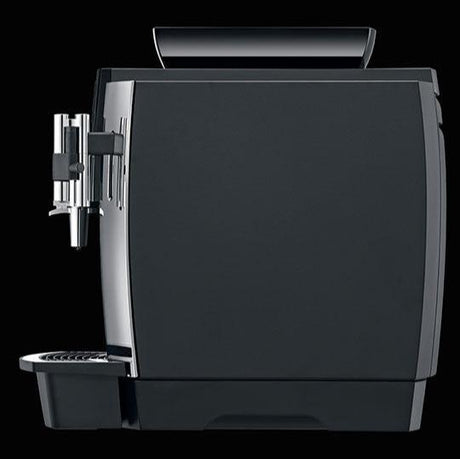 Jura WE8 Bean-to-Cup Coffee Machine with one-touch operation, 12 programmable drink options, and Pulse Extraction Process (P.E.P.), ideal for small offices and self-service areas I Redber Coffee