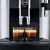 Jura WE8 Bean-to-Cup Coffee Machine with one-touch operation, 12 programmable drink options, and Pulse Extraction Process (P.E.P.), ideal for small offices and self-service areas I Redber Coffee