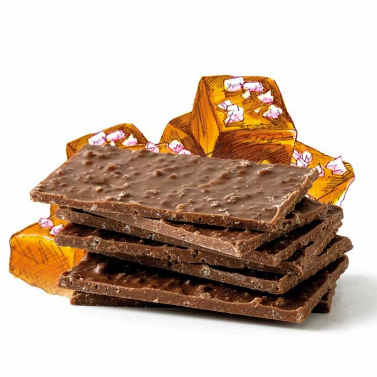 Whitakers Milk Chocolate Salted Caramel Wafer Thins 175g — Wholesale