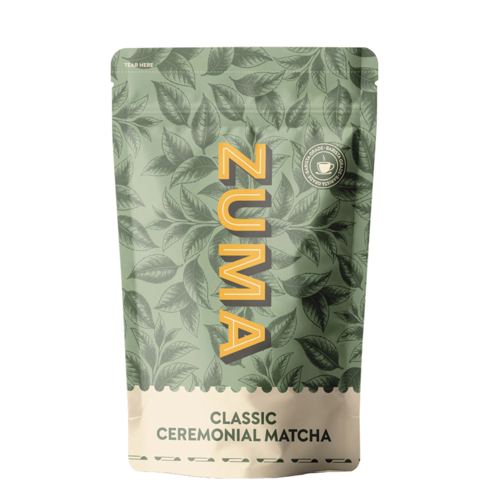 Zuma Classic Ceremonial Matcha Tea 100g Pouch — Wholesale